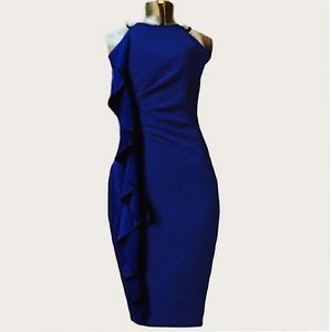 LAUREN Ralph Lauren Deep Blue Cocktail Dress